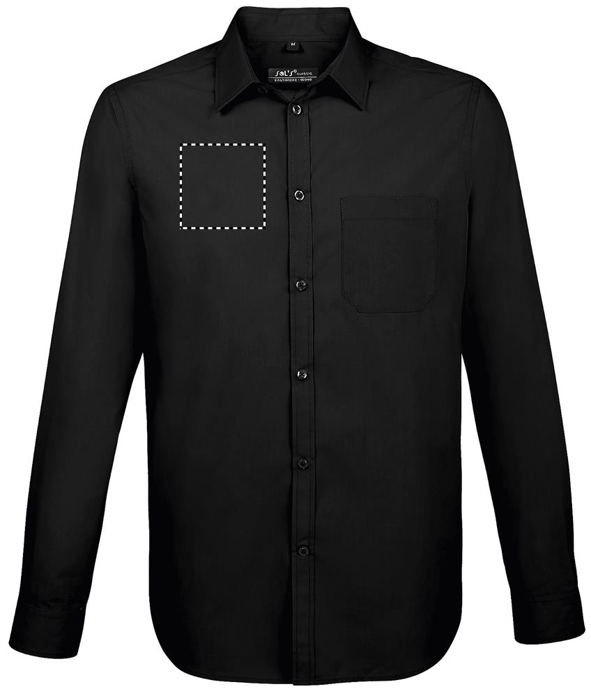 BALTIMORE FIT POPLIN SHIRT chest right bk