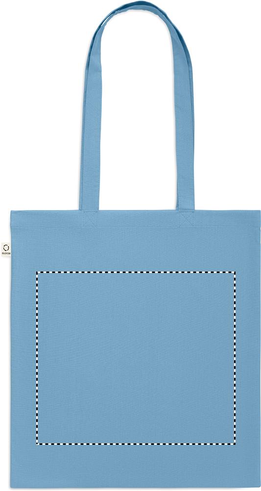 Recycled cotton shopping bag back td1 20