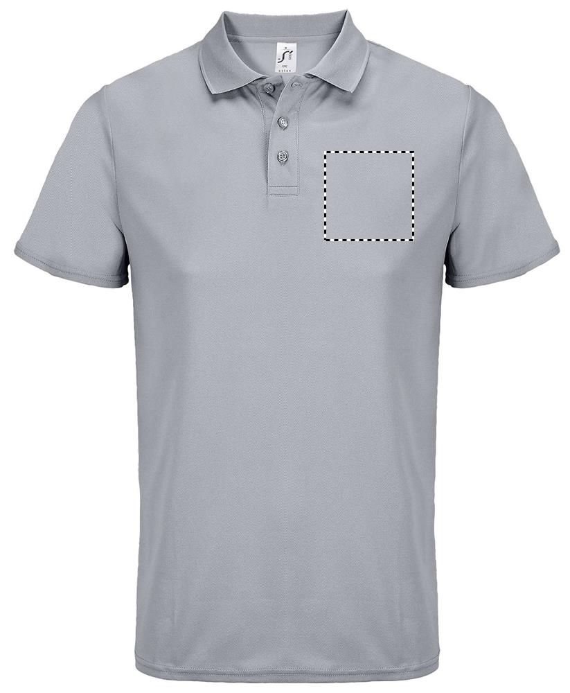 PITCHER UNISEX POLO chest pg