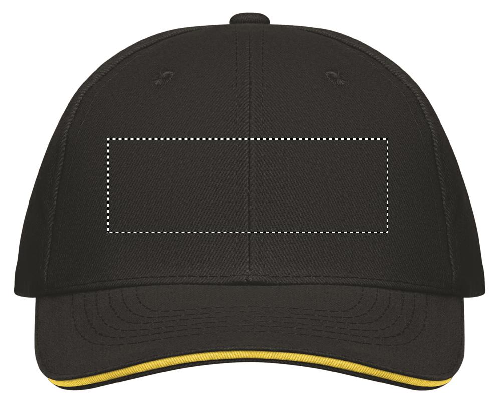BUFFALO SIX PANEL CAP front embroidery ju