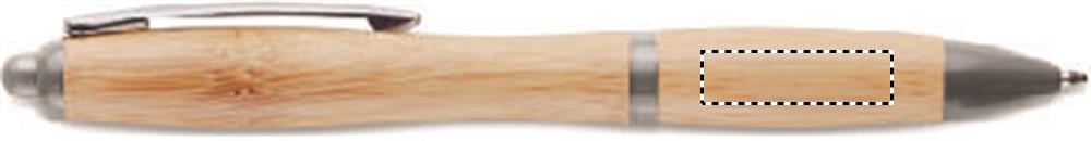 Penna a sfera in ABS e bamboo barrel left handed 16