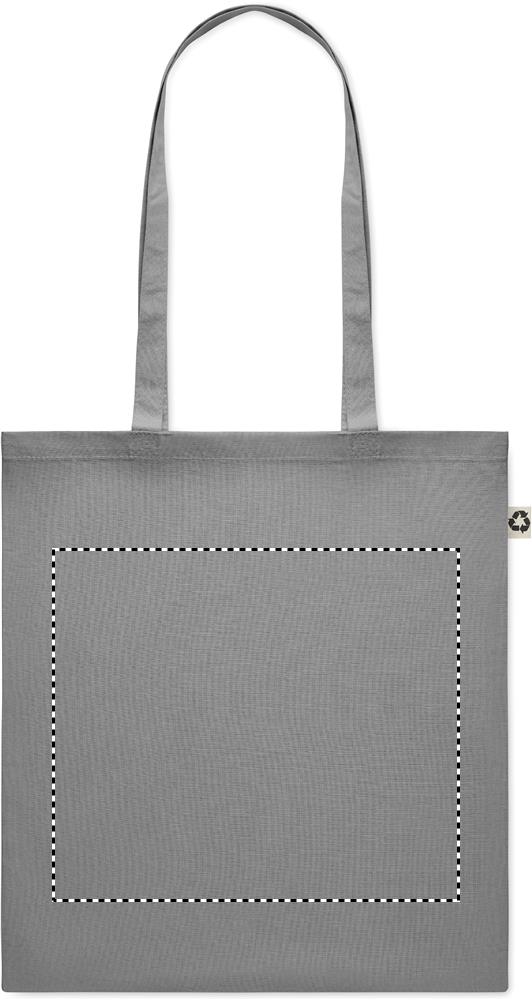 Recycled cotton shopping bag front td1 15