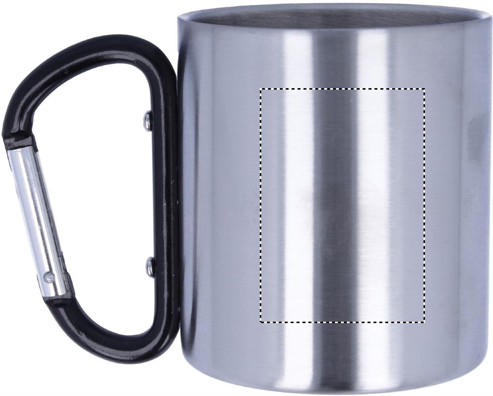 Metal mug & carabiner handle left handed 03