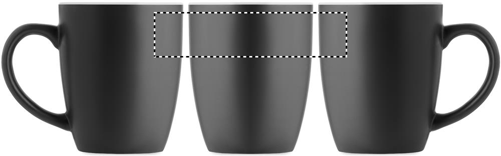 Two tone ceramic mug 290 ml roundscreen 06