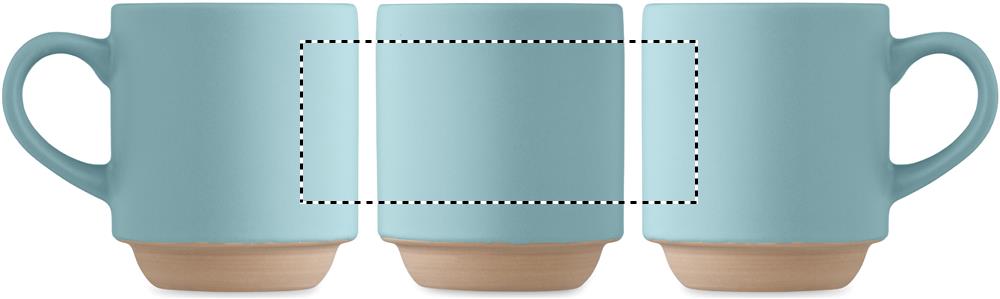 Ceramic stackable mug 170 ml roundscreen 20