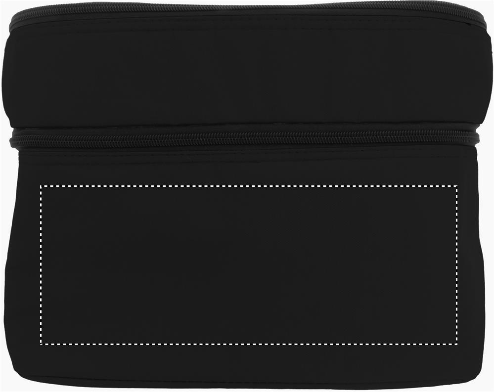 Cooler bag with 2 compartments front bottom 03