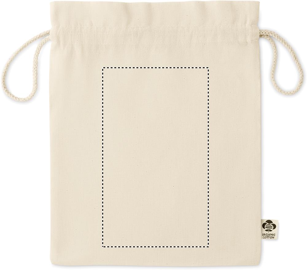 Medium organic cotton gift bag front 13