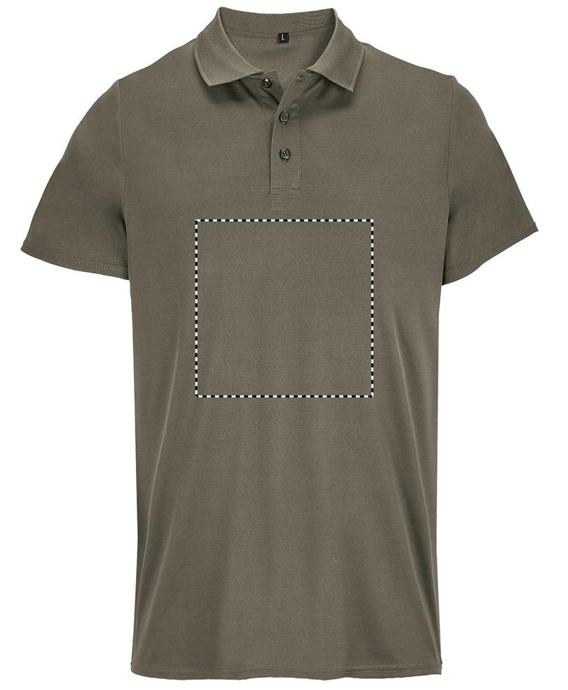 PITCHER UNISEX POLO front ar
