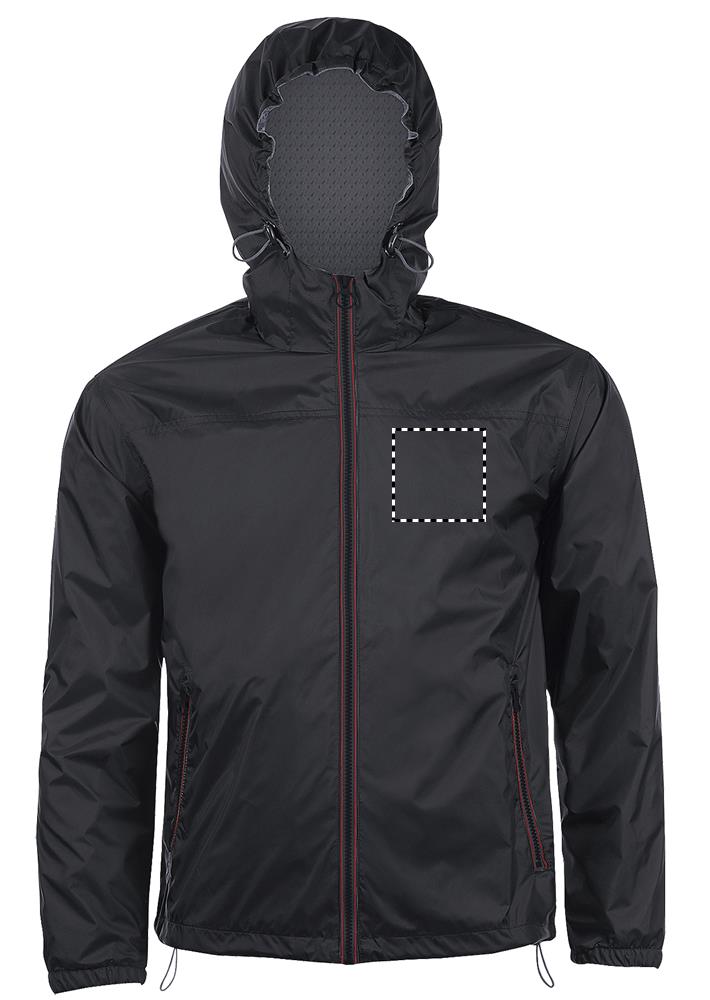 SKATE LINED WINDBREAKER chest left im