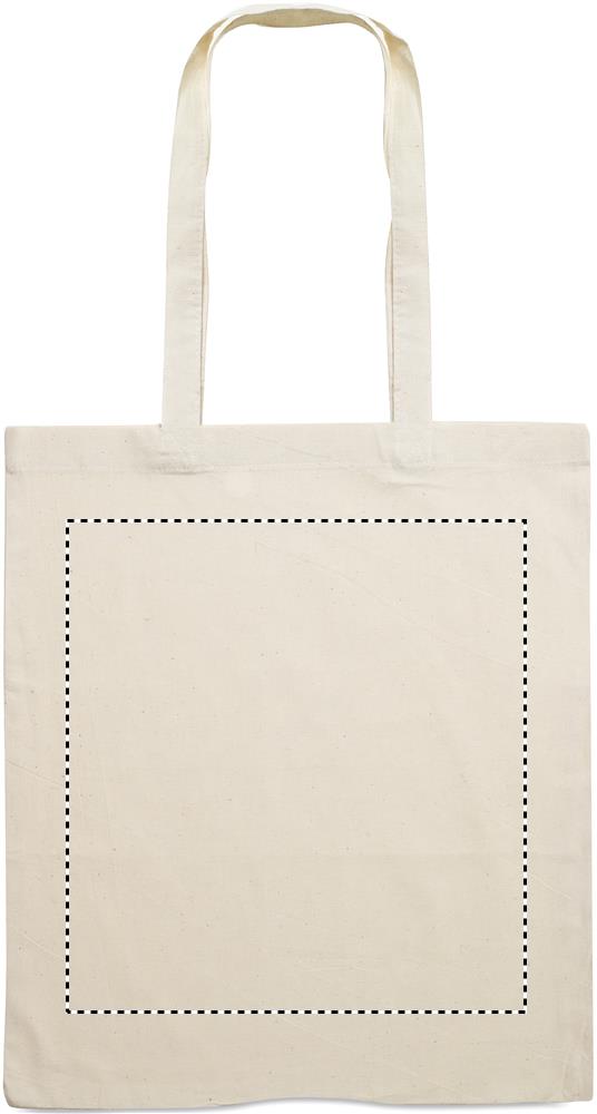 Organic cotton shopping bag EU back 13