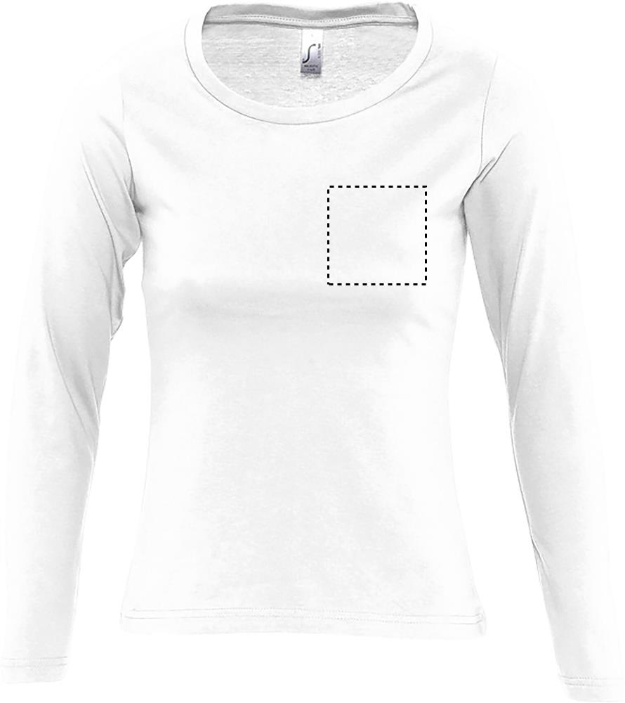 MAJESTIC WOMEN T-SHIRT 150 chest wh