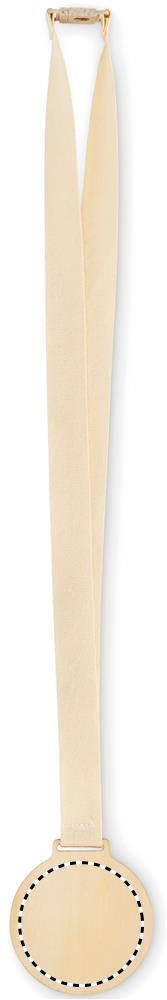 Medaglia di legno side 1 40