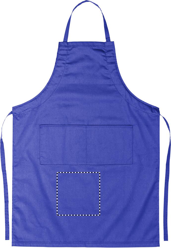 Adjustable apron below pocket e 04