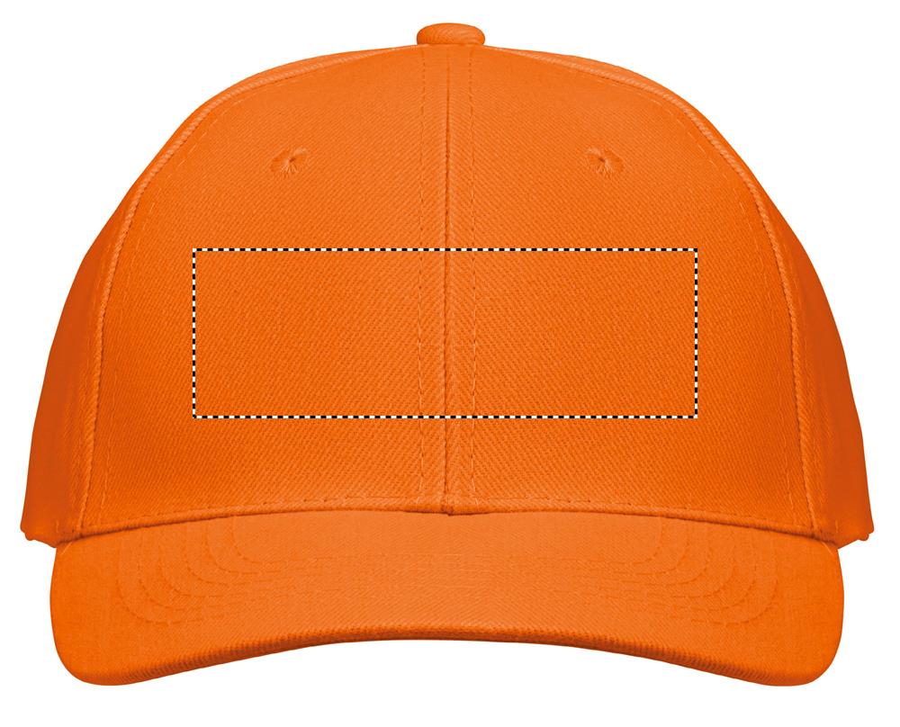BUFFALO SIX PANEL CAP front embroidery or