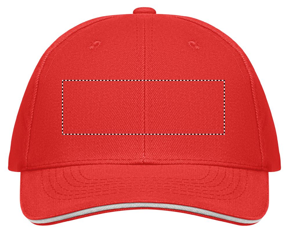 BUFFALO SIX PANEL CAP front embroidery re
