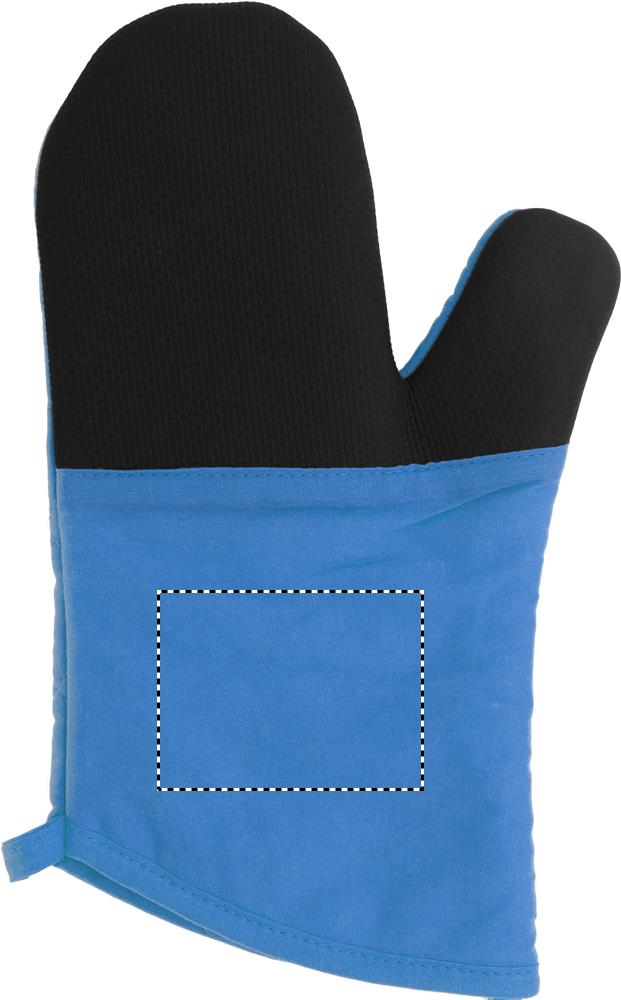 Cotton oven glove back 37