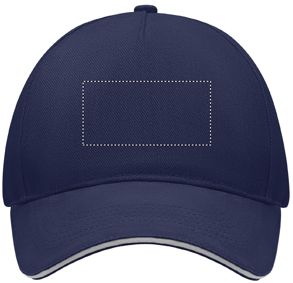 Cappellino a 5 pannelli front 55