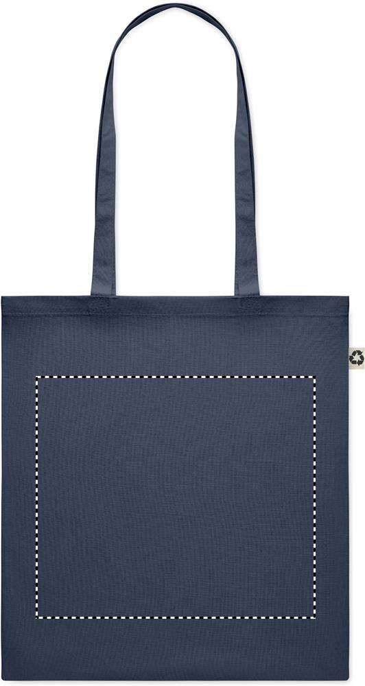 Recycled cotton shopping bag front td1 85