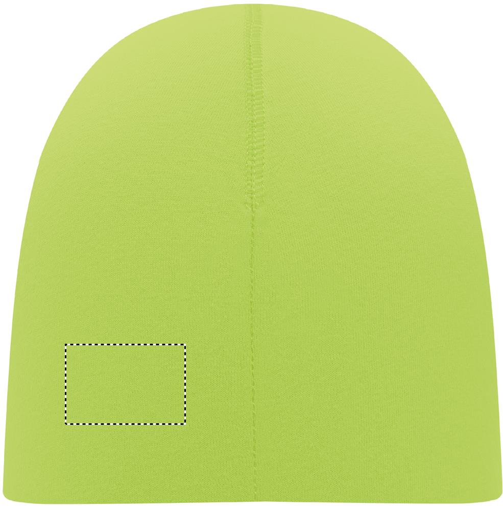 Unisex beanie in cotton back side 2 48