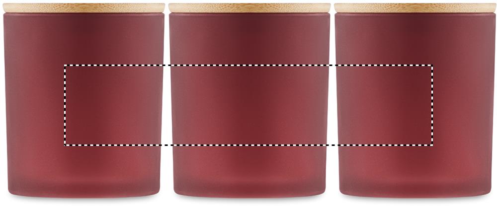 Candela di cera vegetale 120 g roundscreen candle 02