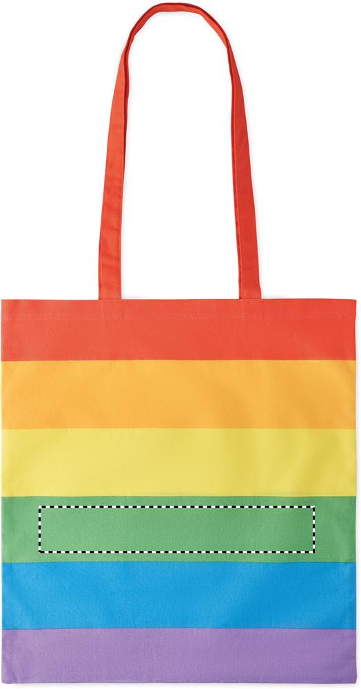 200 gr/m² cotton shopping bag green strap 99