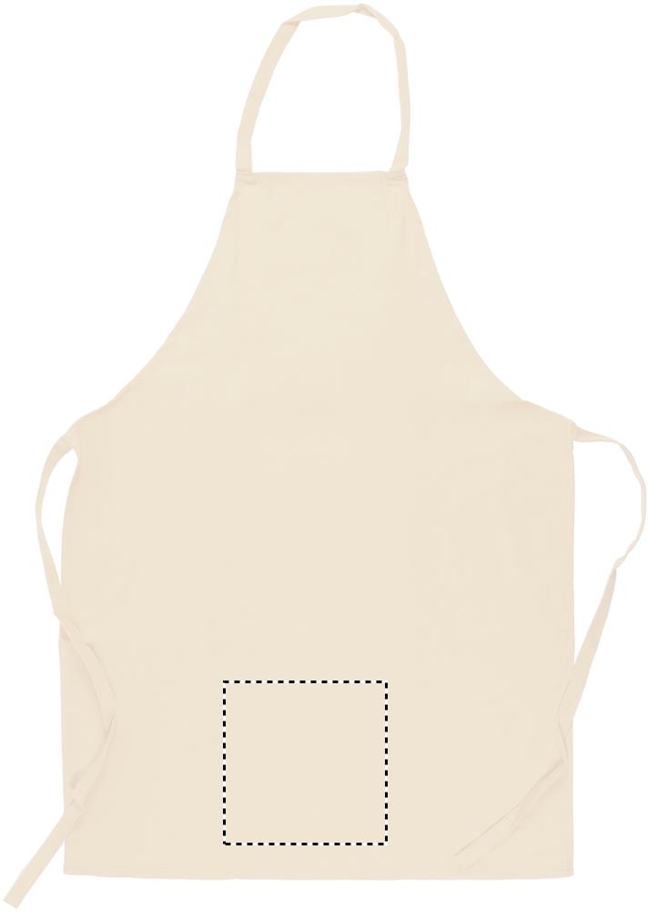 Kitchen apron in cotton lower embroidery 13