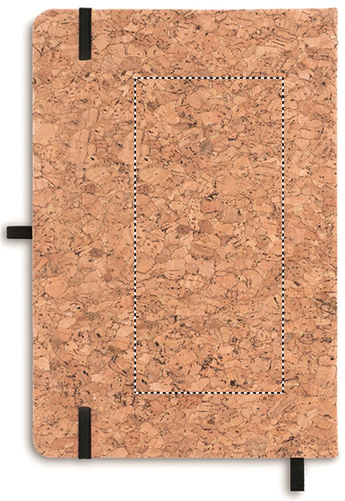 A5 cork notebook 96 lined back 03
