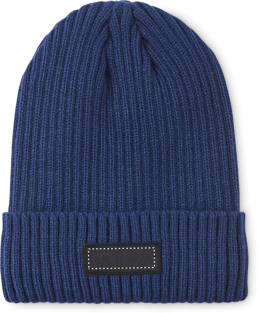 Berretto in maglia c/bordino front 04