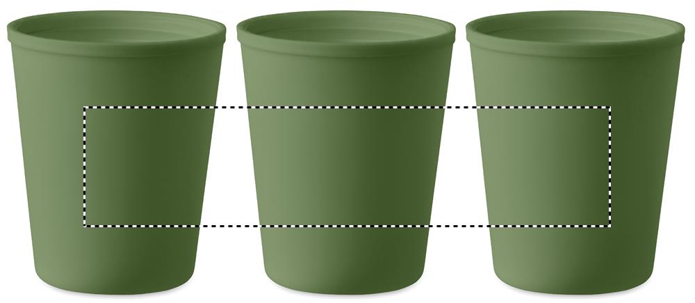 Recycled PP tumbler 300 ml roundscreen 60