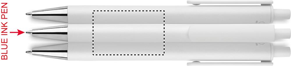 Recycled aluminium pen set roundscreen 06