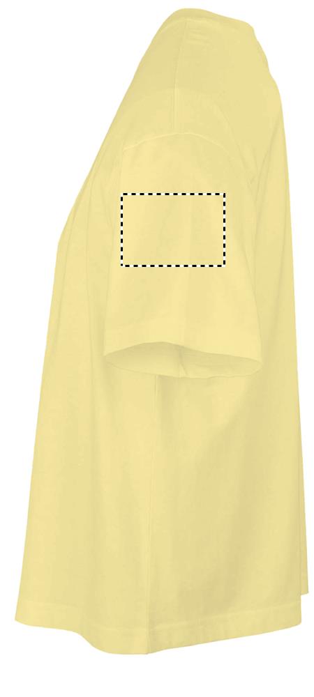 BOXY WOMEN OVERSIZE T-SHIRT arm left ly