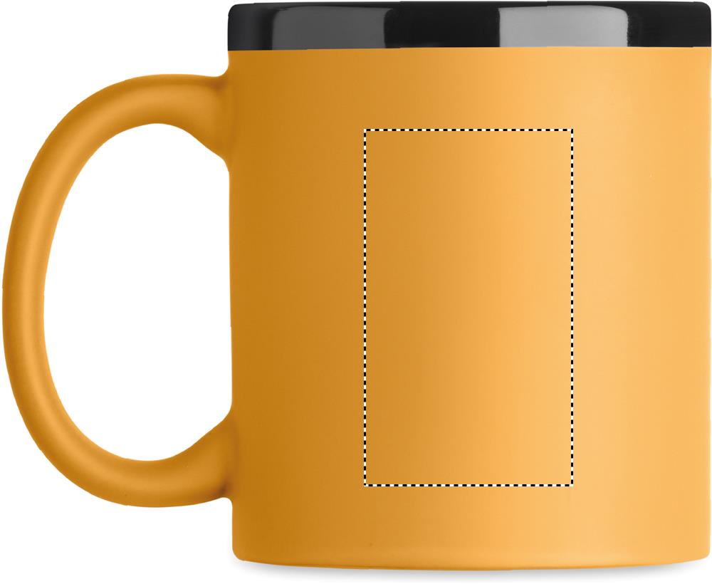 Ceramic mug for laser 300 ml left handed 08