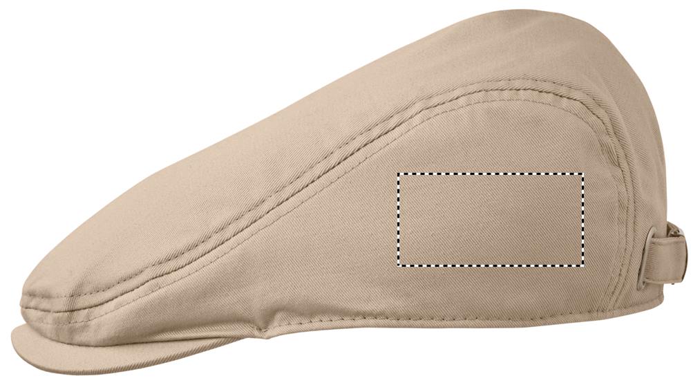 Newsboy flat cap 235 gr/m² left side 13