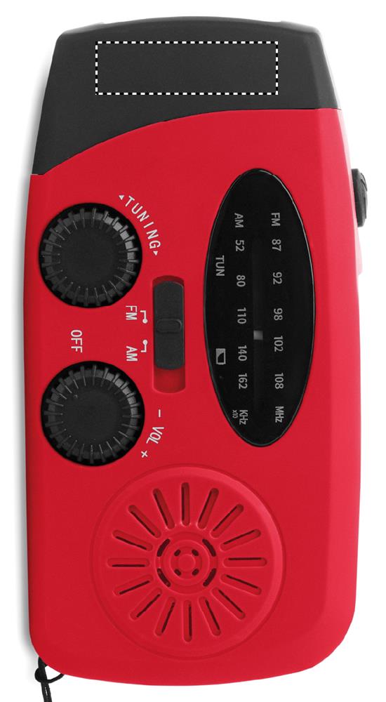 Radio portatile con torcia LED front 05