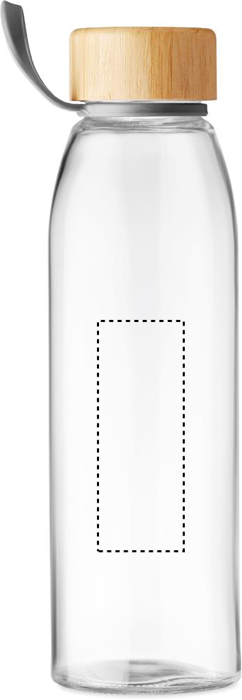 Glass bottle 500 ml back 22