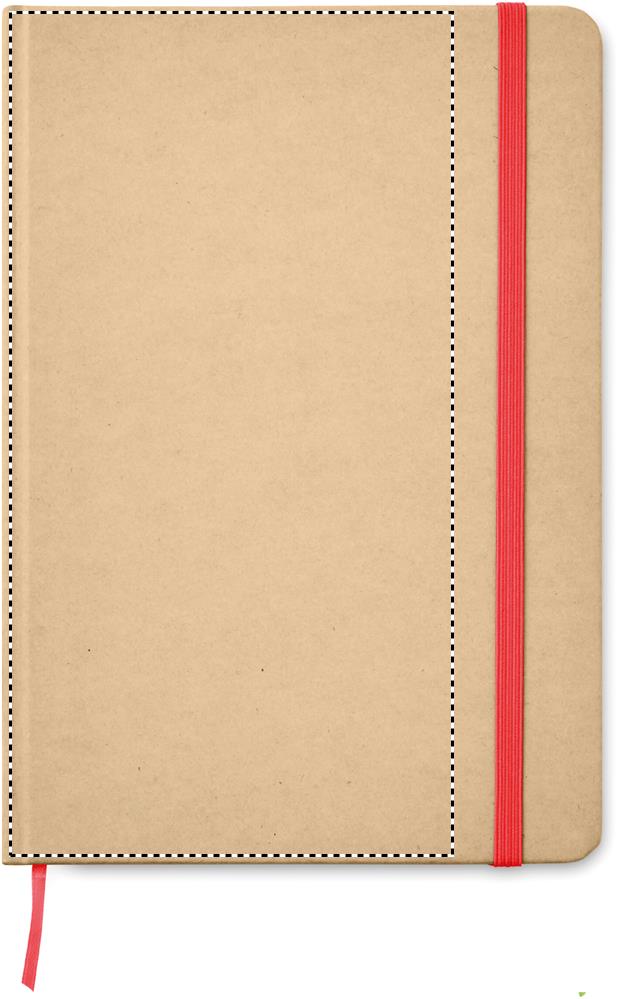 A5 recycled notebook 80 lined front pd 05