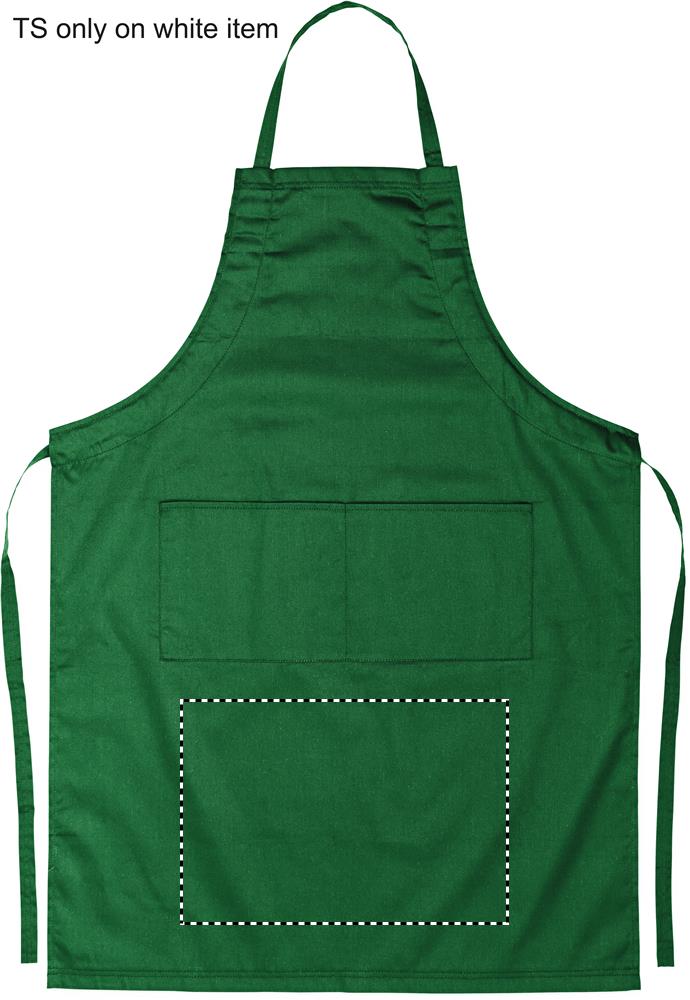 Adjustable apron front below pocket 09