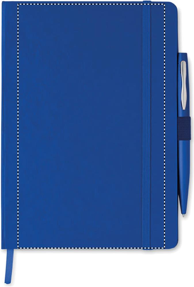 A5 notebook with pen 72 lined front 04