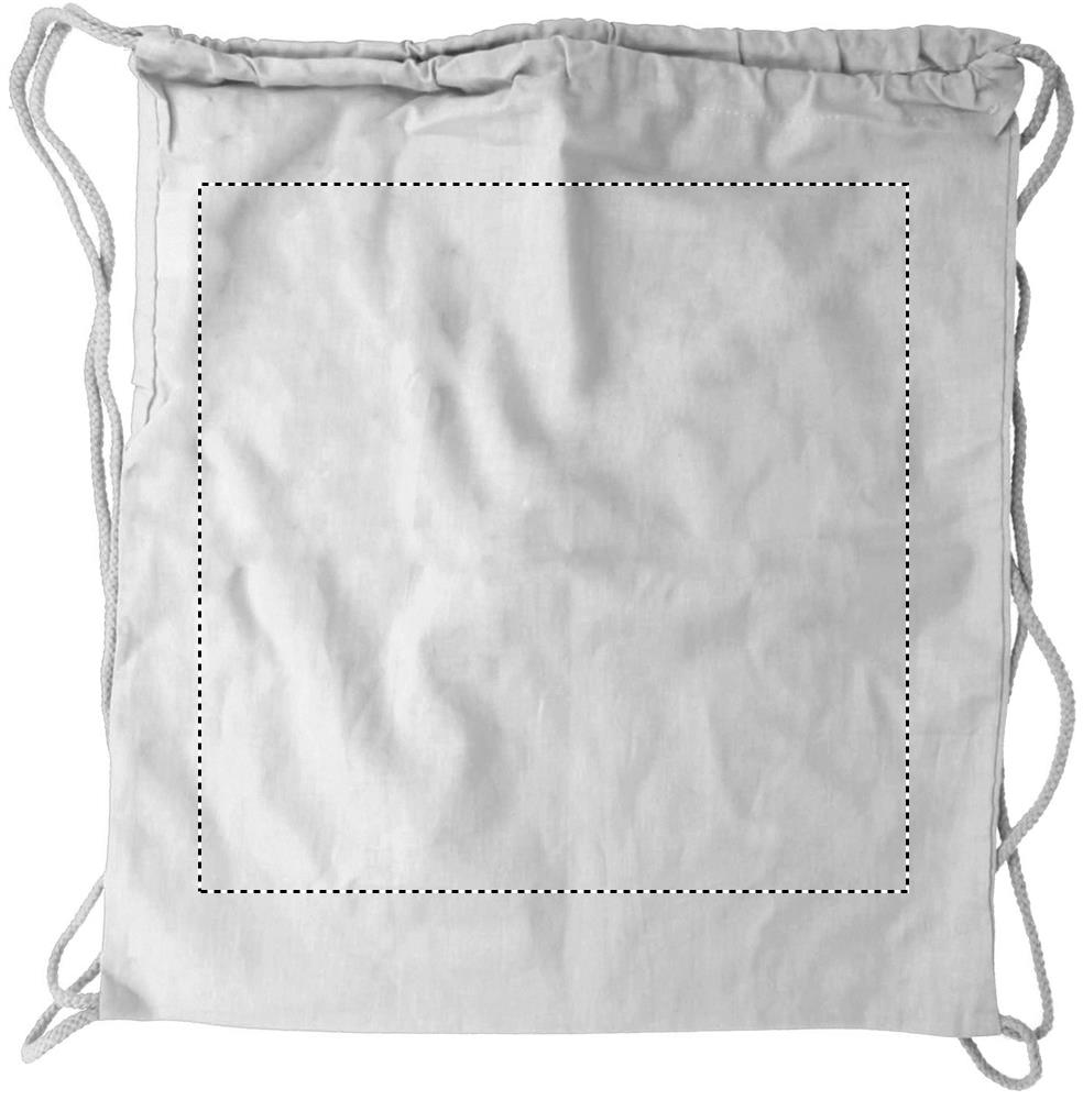 100gr/m² cotton drawstring bag front 06