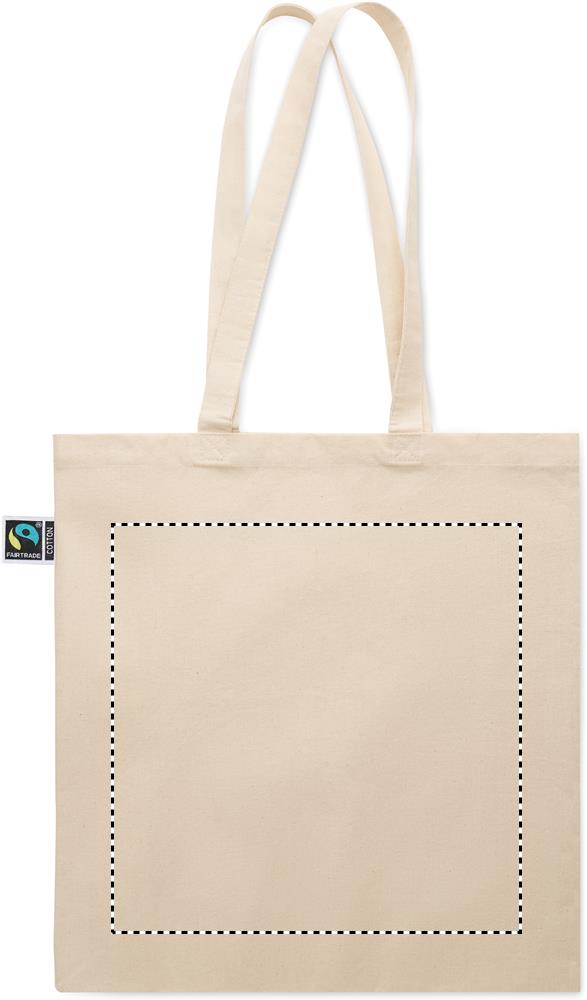 Shopping bag Fairtrade back 13