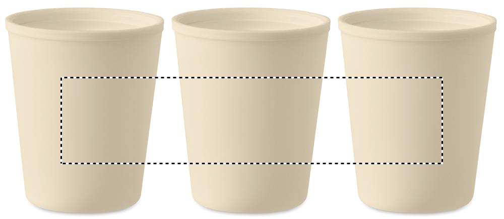 Recycled PP tumbler 300 ml roundscreen 13
