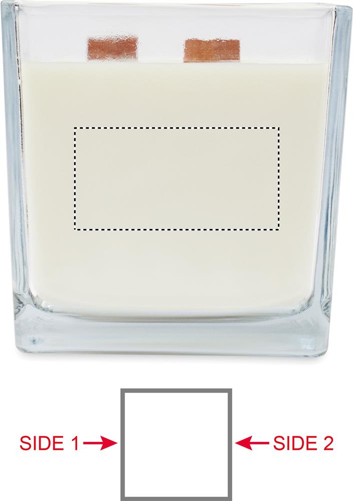 Plant based wax candle 1300 gr side 1 pad 22