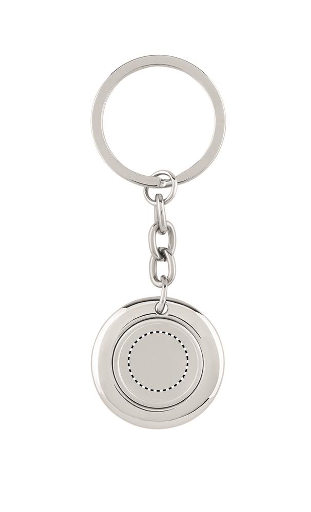 Key ring with token back 17