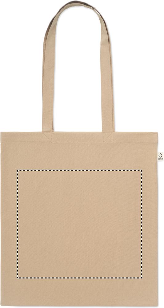 Recycled cotton shopping bag front td1 39