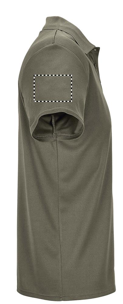 PITCHER UNISEX POLO arm right ar