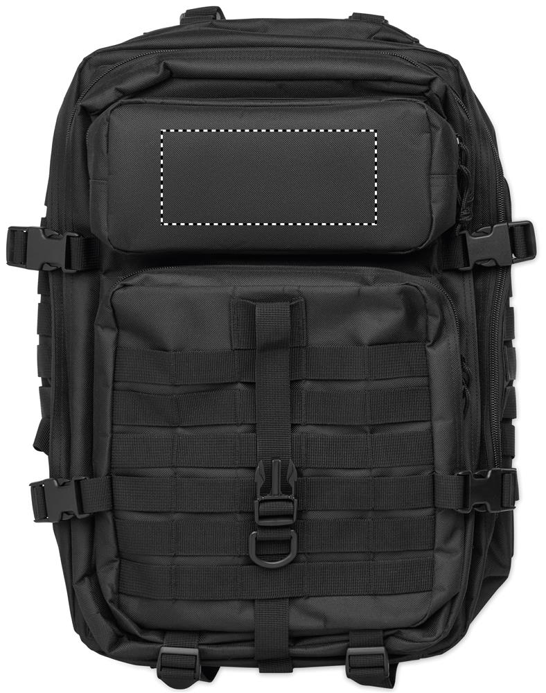 Zaino da esterno 600D RPET front pocket 03