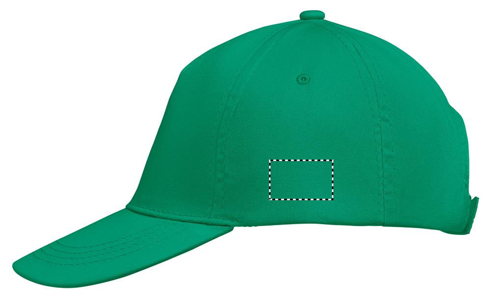 BUZZ FIVE PANEL CAP left side kg