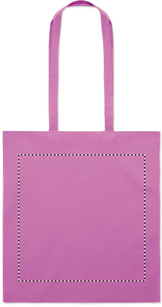 Shopper in cotone da 180gr back 21