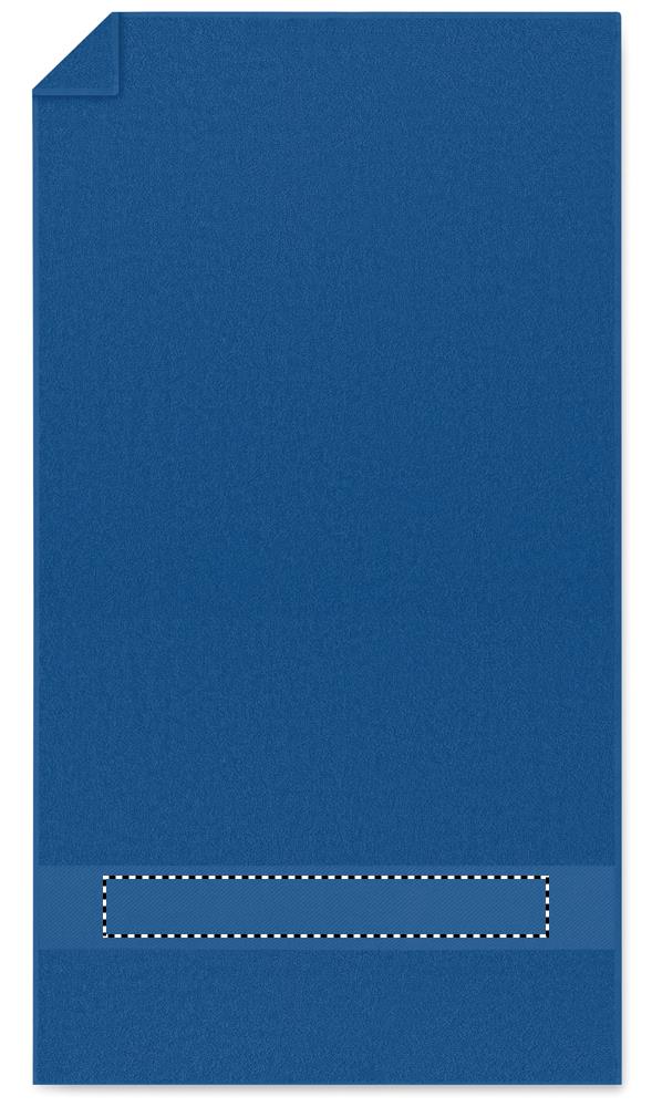 Telo in cotone organico 50x30cm strip embroidery 37