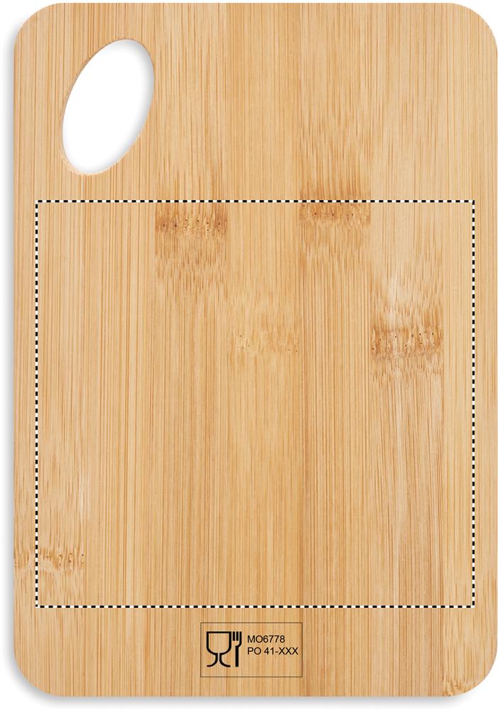 Bamboo cutting board side 2 40